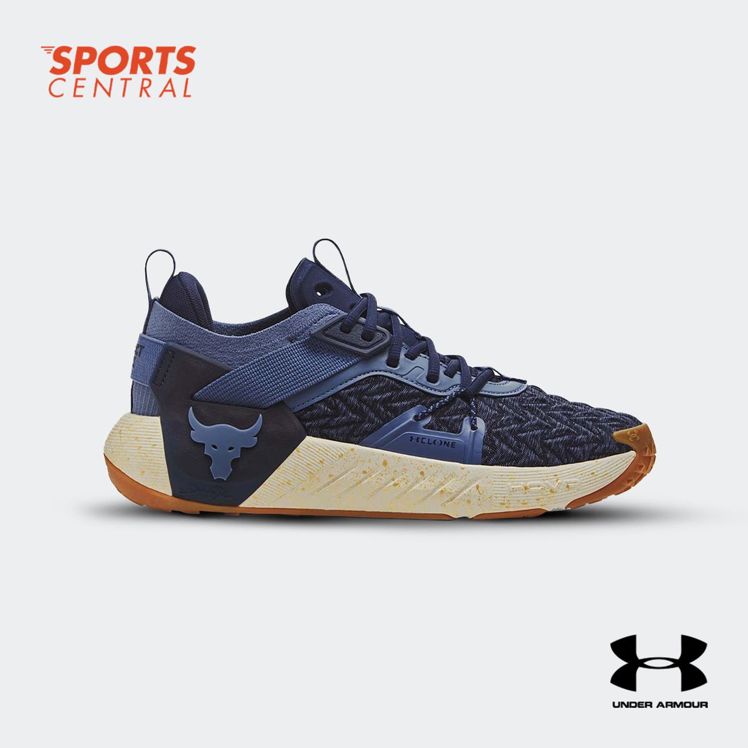 Discount on Under Armour  shoes - SKU: Under Armour Men Project Rock 6 3026534-400 (Hushed Blue/White Clay/Hushed Blue)