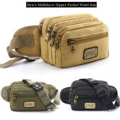 Outdoor Travel Waist Pack by 306# - Large Capacity Canvas