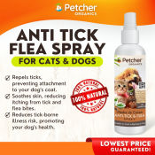 Petcher Organics Tick and Flea Spray - 100ml