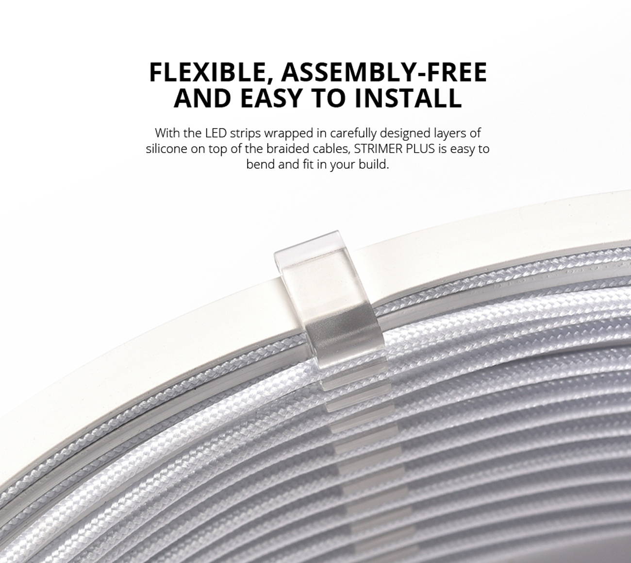 Lian Li Strimer Plus Triple 8 Pin Addressable RGB Extension Cable -- ARGB VGA power cable