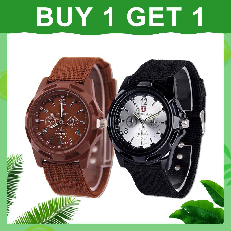 Waterproof Military Quartz Watch for Men on Sale - 