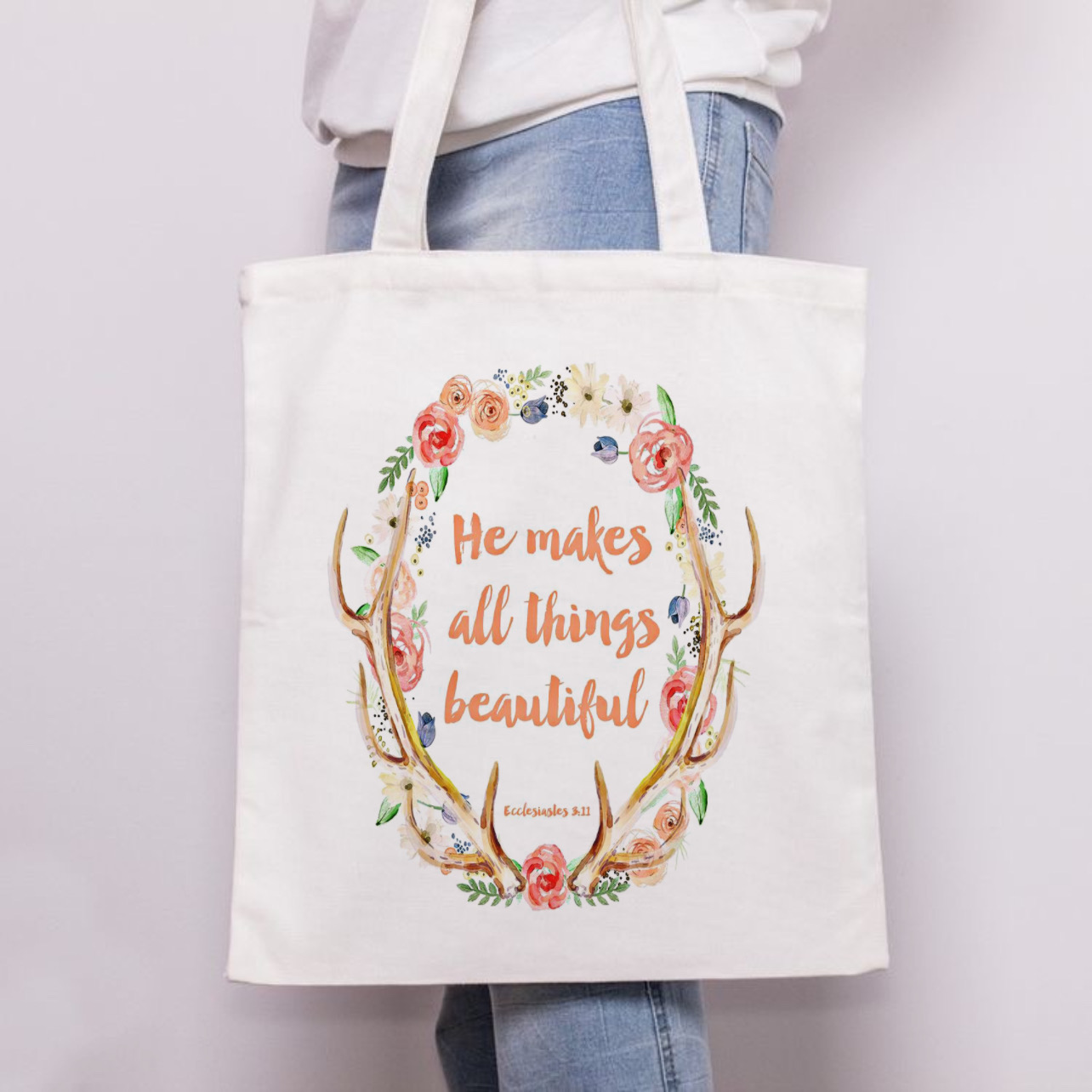 Market Tote Bible Cover - Lord's Prayer - [Consumer]Faithworks