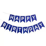 "Dark Blue Happy Birthday Banner - Party Decoration Set"