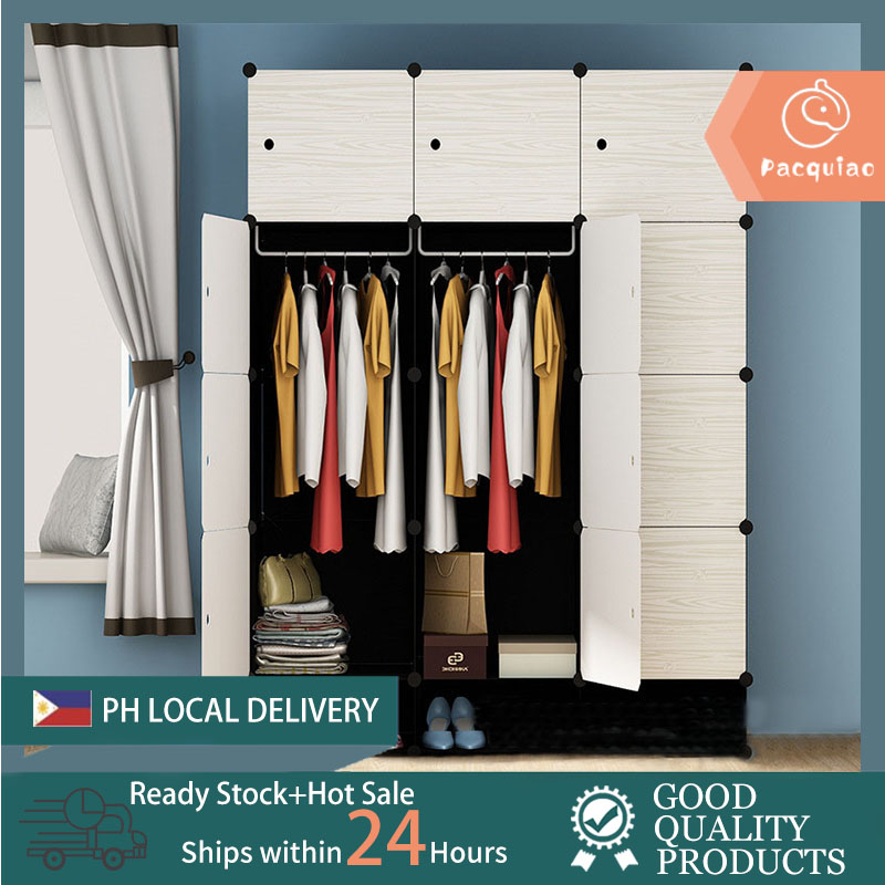 Minimalist DIY Storage Cabinet Geometry Design Clothes Cabinet Simple