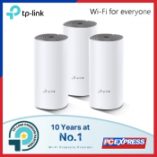 TP-Link Deco E4 Mesh Wi-Fi System - 3-Pack