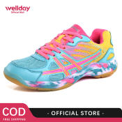 Wellday Badminton Shoes - Professional Training Shoes for Men and Women