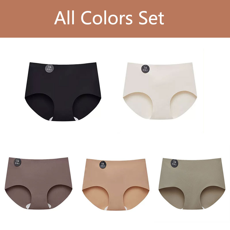 Motovita 3pcs 7A Mulberry Silk Panties Seamless Underwear For Women Mid Waist Panties Comfortable And Antibacterial Briefs - Image 4