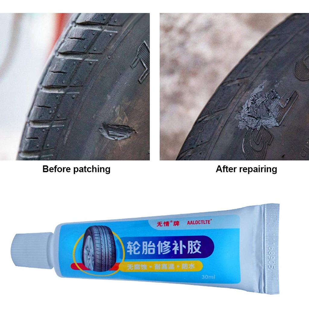 30ml Car Rubber Tire Repair Artifact Glue Tyre Cracks Adhesive Liquid