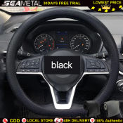 SEAMETAL Silicone Steering Wheel Cover - 33-40cm, Anti-slip, Heavy