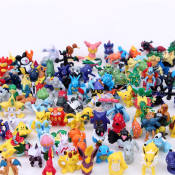 Pokemon Mini Doll Collection - Pikachu Anime Toys, 24/72/144 Pcs