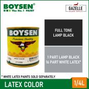 Boysen Latex Color Full Tone Lamp Black - 1/4L