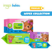 INSPI Babies Premium Wipes with Aloe Vera and Vitamin E