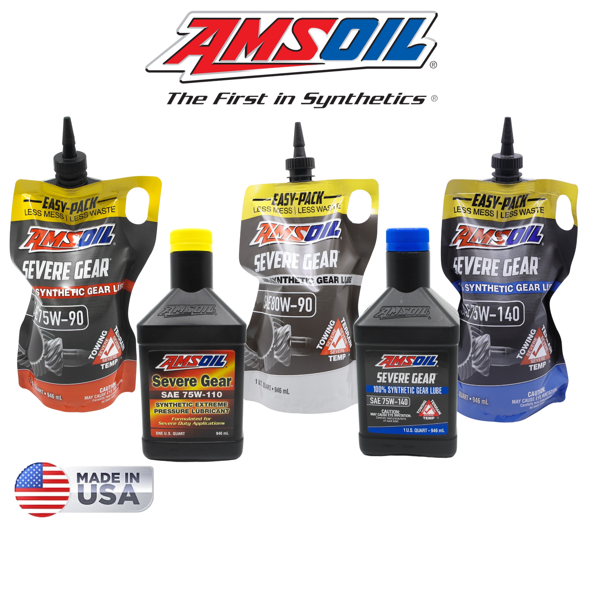 Amsoil 75w140 First Fill 5-Qt Easy Pack – Banks