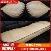 SEAMETAL 5D PU Leather Car Seat Covers, All Season Protection