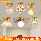 Gold Crystal Luxury Ceiling Hanging Light for Living Room Decor