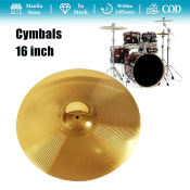 16" Brass Jazz Drum Cymbals for Percussion Players by 