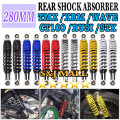 Universal 280mm Rear Shock Absorbers for TMX/XRM/WAVE/CT100/RUSI/STX