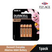 Duracell Everyday Alkaline AAA4 Battery