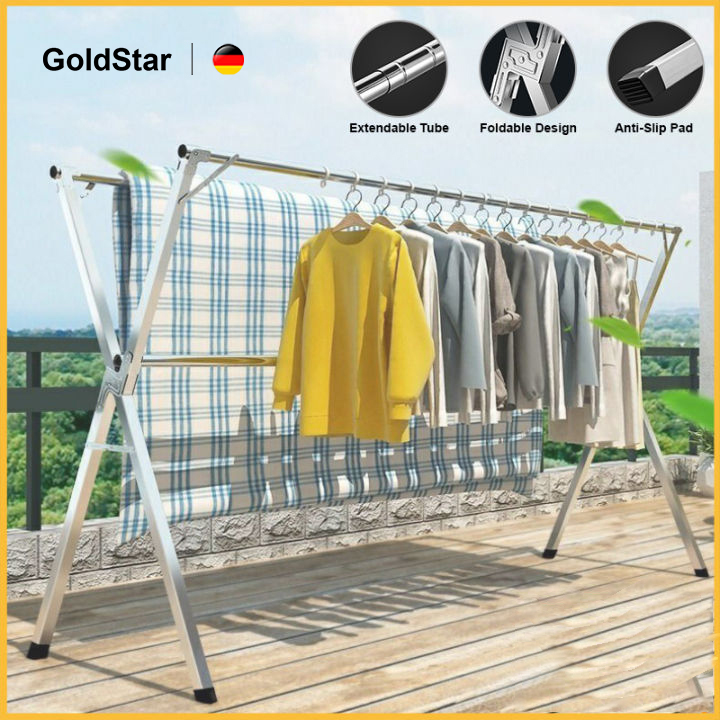 Goldstar Foldable Antirust Drying Rack for Indoor Use