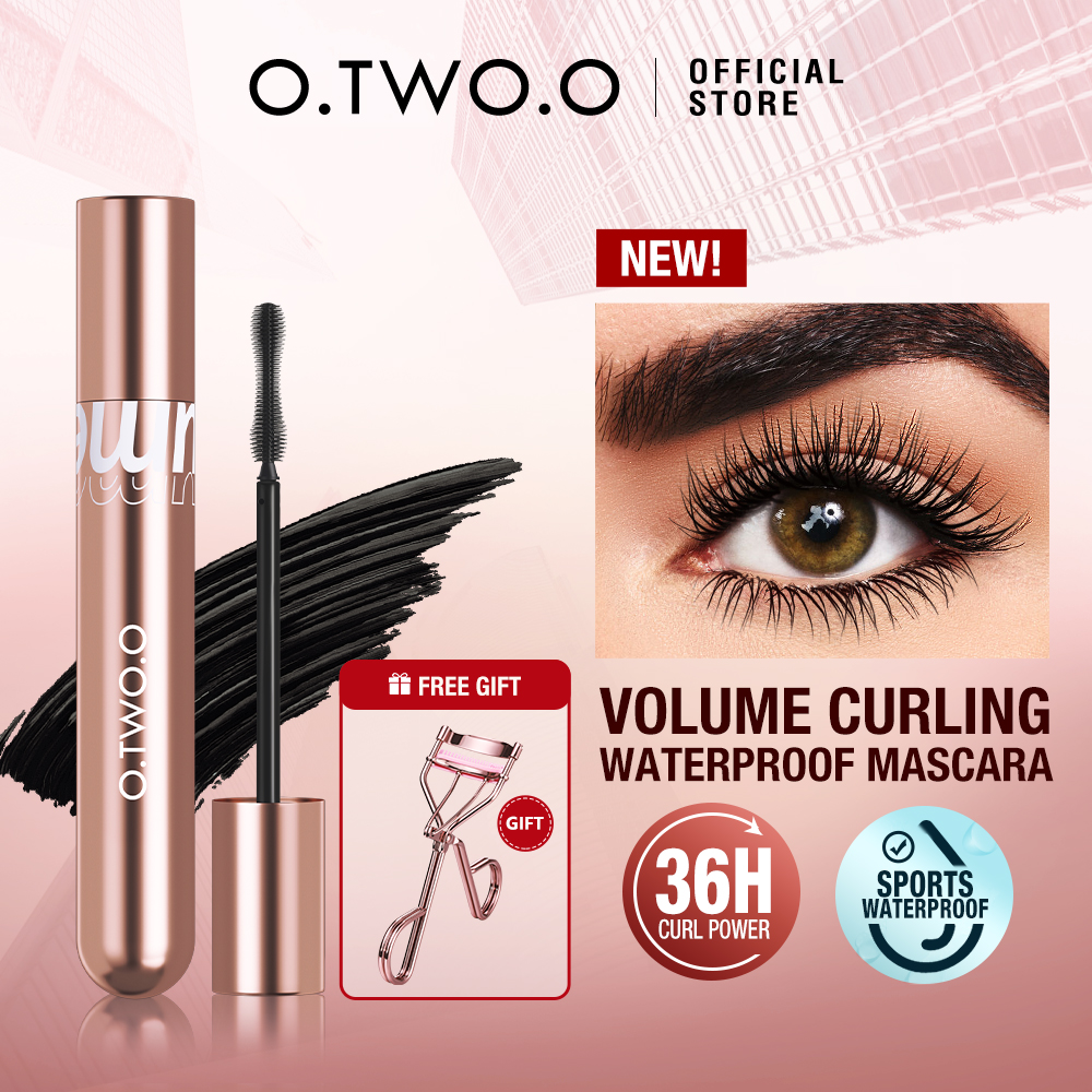 Discount on O.TWO.O  shoes - SKU: O.TWO.O Mascara 4d Silk Fiber Mascara Waterproof Extra Volume Smudge-proof Curling Lengthening Eyela