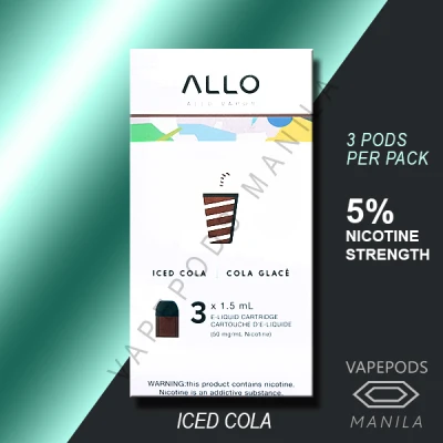 Allo Pods 50mg / 5% Nic Level - 3pcs per pack - For Allo Vape Devices only (5)