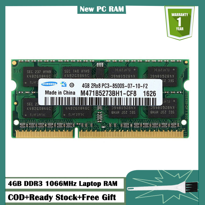 Samsung DDR3 Memory Ram GB DDR3 SDRAM 1333 MHz 1.5V 204-pin 2Rx8 PC3-10600S  SO-DIMM Laptop DDR3 8GB Module pc310600 for Notebook Lazada PH
