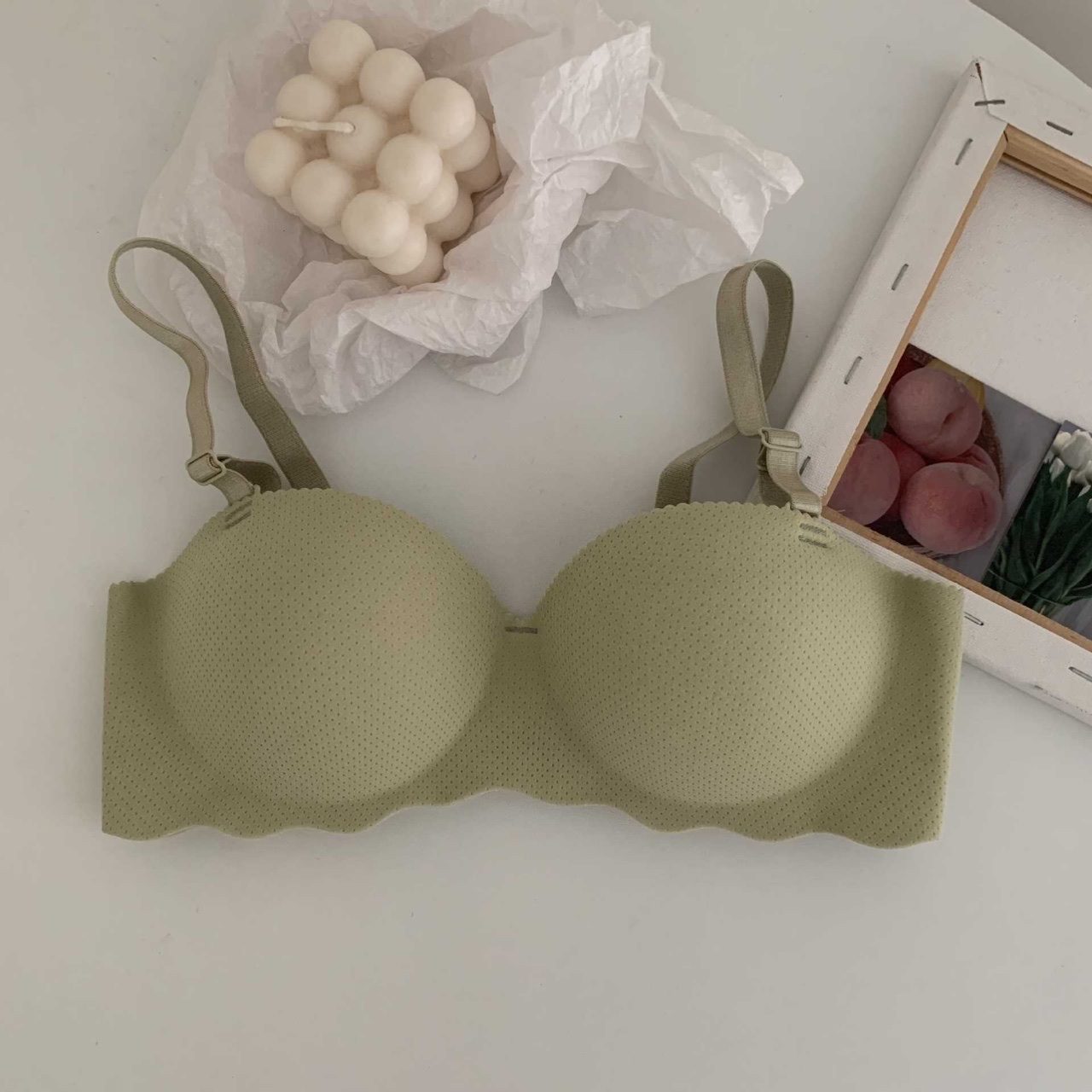 High quality Breast gathering Push-up Bra with underwire Cup B 34-38 8869