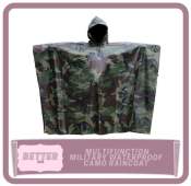 Better One Military Waterproof Camo Raincoat for Men and Women
