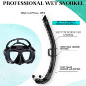 Full Face Snorkeling Mask Set for Adults - Anti-Leak