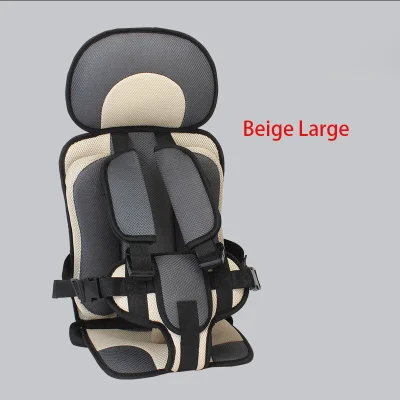 Kids Safe Seat Portable Baby Safety Seat Car Baby Car Safety Seat Child Cushion Carrier 8 colors Size（Large） (3)