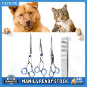 Pet Grooming Scissors Kit for Dogs and Cats