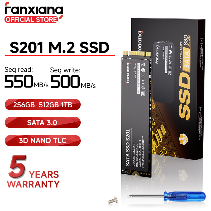 Fanxiang S201 M.2 SATA III SSD - 1TB/512GB/256GB Options