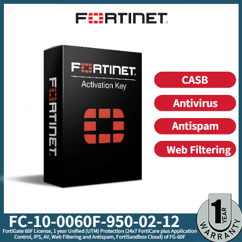 FC-10-0060E-950-02-12 - FortiGate 60E License FortiGate 60E