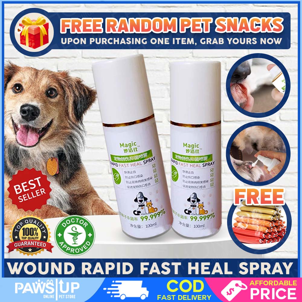 PawsUp Pet Wound Heal Spray - Inhibit Bacterial Infections