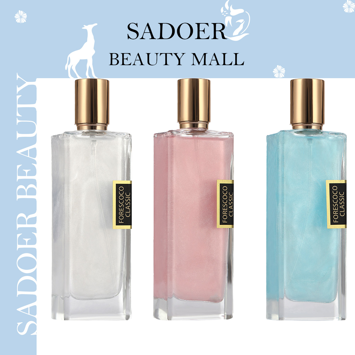 SADOER. Secret Velvet Petal Radiant Perfume 50ml Original Colorful Shimmer Body Mist Perfume For Men Women gift Secret Velvet Petal Radiant Perfume perfume long lasting scent perfume dessert official Victoria Secret dessert set