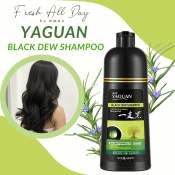 YAGUAN Black Dew Herbal Hair Dye Shampoo - 500ML