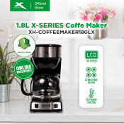 X-SERIES 1.8L Coffee Maker with Automatic Shut-off and LCD Display