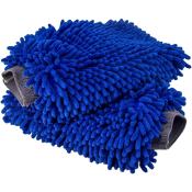 Microfiber Chenille Car Wash Gloves - 2 in 1 Cleaning