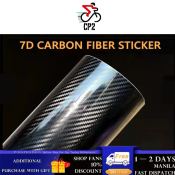 CP2 7D Carbon Fiber Vinyl Sticker for Cars and Motorcycles