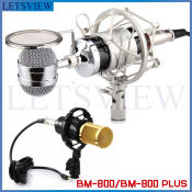 BM-800/BM-800 PLUS Condenser Microphone with Shock Mount