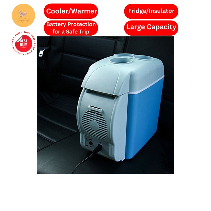 ShoppyFindz - CAR COOLERS 7.5 L 12V Camping Compact Portable Insulated  Warmer Freezer Dual Use Mini Refrigerator Fridge