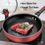 sweetkitchen Non-stick Iron Frying Pan for Gas Stove