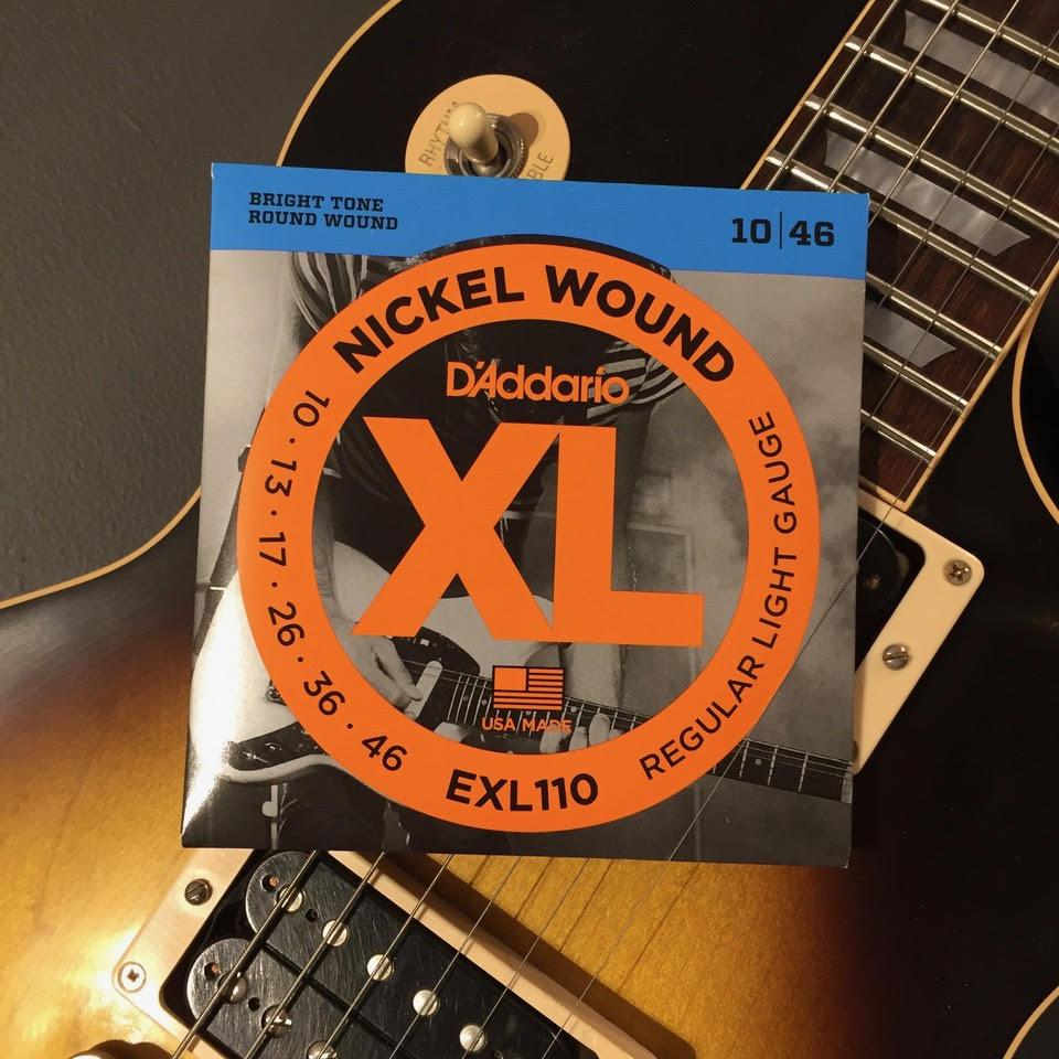 D'Addario EXL110 Nickel Wound Electric Guitar Strings 10-46