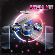 MINI Jazz Drum Set Toy for Kids, Musical Instrument