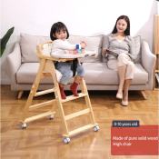 Foldable Adjustable High Chair for Babies and Toddlers