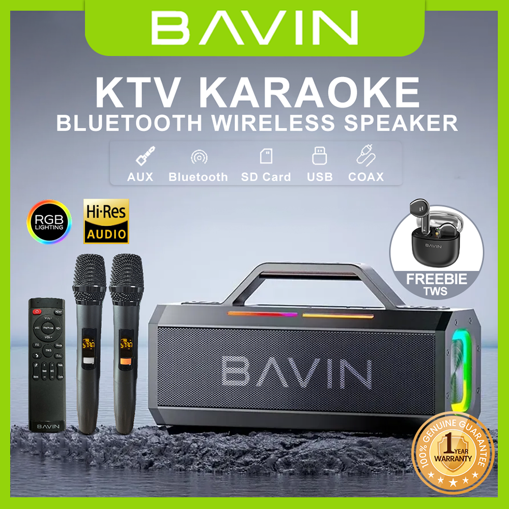 Bavin Wireless Microphone Speaker Cotton On BAVIN BM27 Outdoor