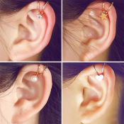 Pearl Ear Cuff - Trendy Non-Piercing Fashion Jewelry OEM