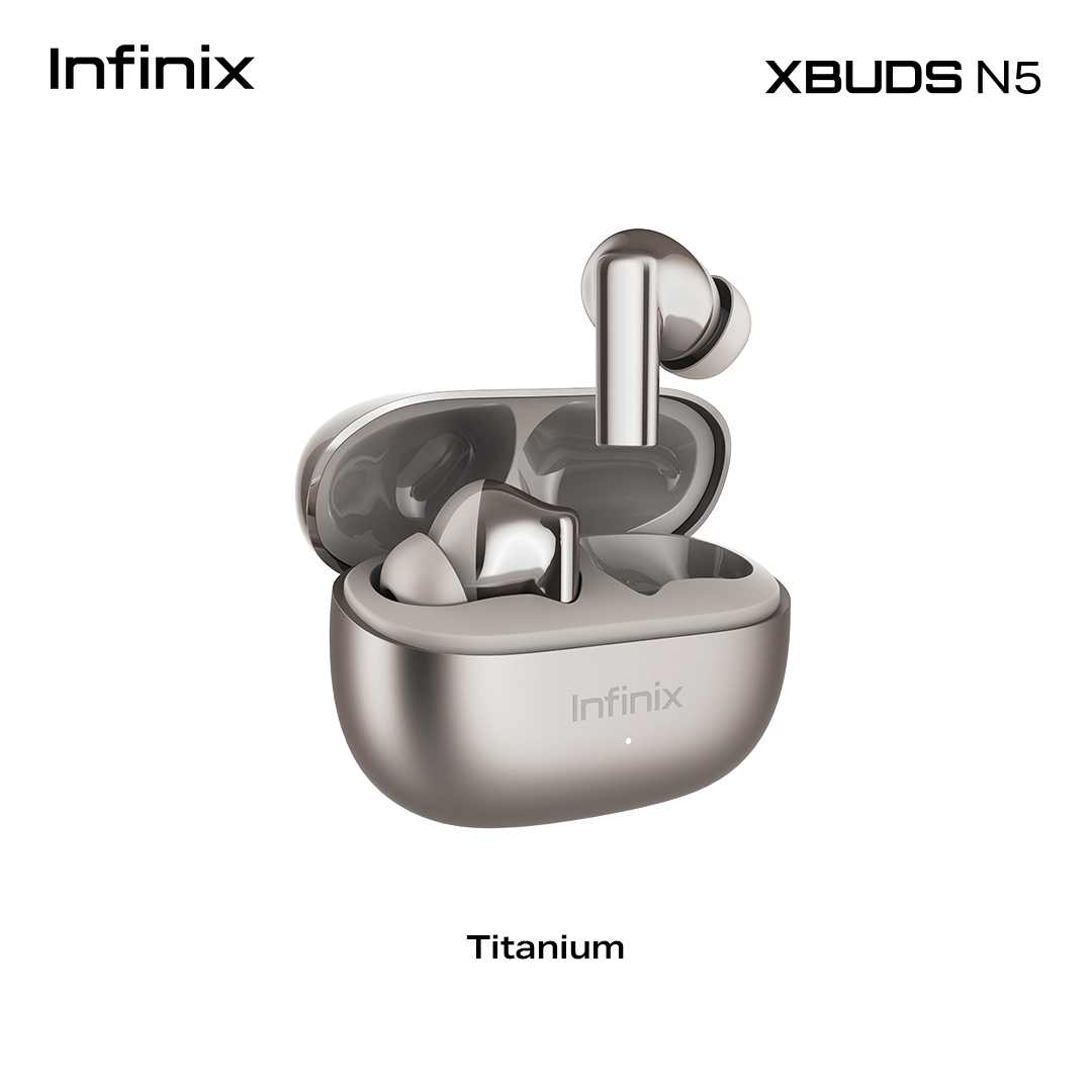 Infinix XBUDS N5 / Adaptive Hybrid ANC / Up to 40Hrs Longer Playtime / Pro-tuned Hi-Fi Sound Quality / Bluetooth 6.0 with Ultra Low-Latency / Crystal Clear Calls with 4-Mic AI-Powered - Image 4