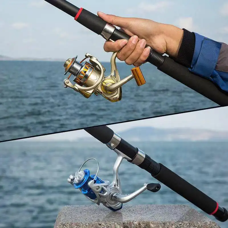 teal fishing rod and reel