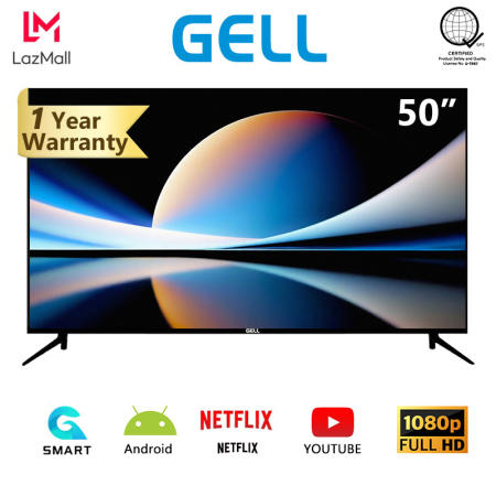 GELL Smart TV Sale: 55" Ultra-Slim Android TV with Multiport